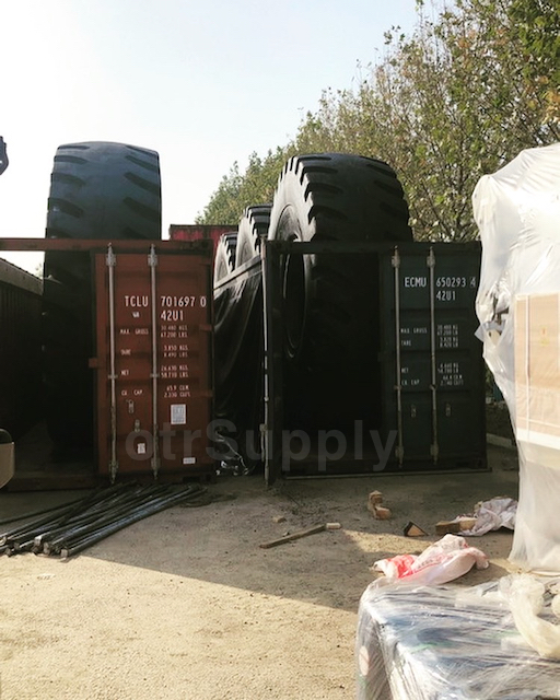 otrSupply - 02 open-top containers loaded with xthra otr tires 58/85-57 pattern xba2 l4